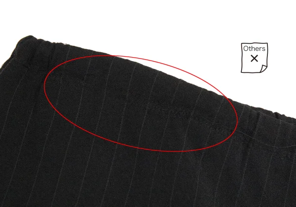 robe de chambre COMME des GARCONS Wool Nylon Stretch Stripe Pants K-174258_003