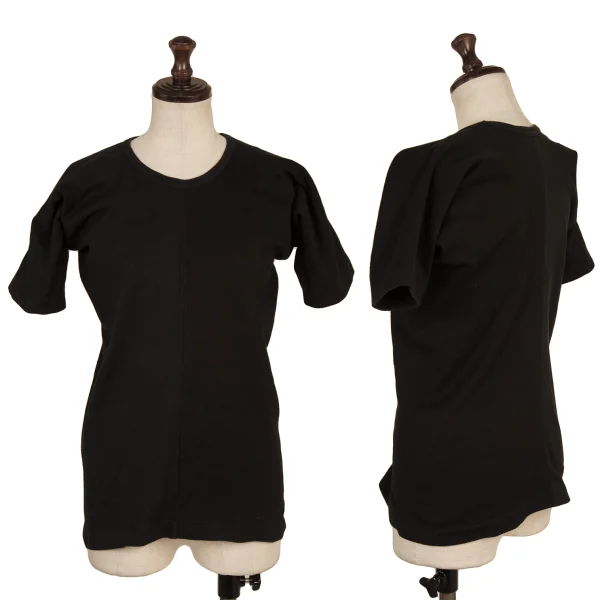 tricot COMME des GARCONS Switching Cotton Y Sleeves Top Black XS-S K-174259_001