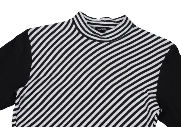 tricot COMME des GARCONS Bias Stripe Turtle Neck T Shirt K-174260_003