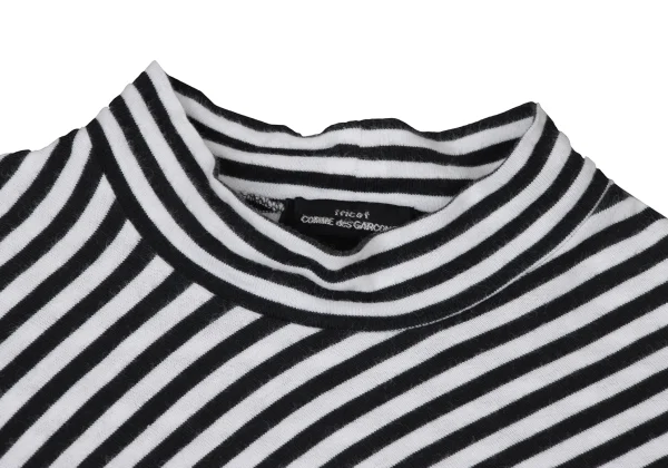 tricot COMME des GARCONS Bias Stripe Turtle Neck T Shirt K-174260_004