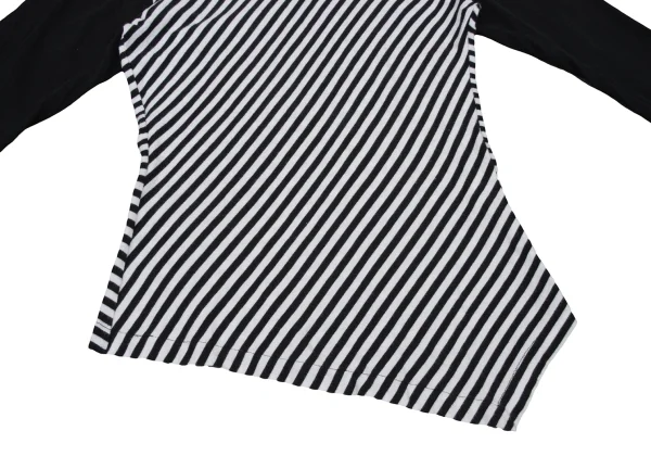 tricot COMME des GARCONS Bias Stripe Turtle Neck T Shirt K-174260_008