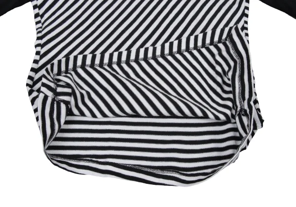 tricot COMME des GARCONS Bias Stripe Turtle Neck T Shirt K-174260_010