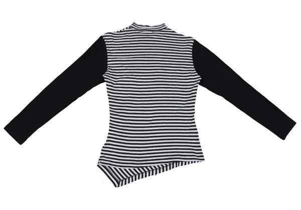 tricot COMME des GARCONS Bias Stripe Turtle Neck T Shirt K-174260_011