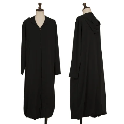tricot COMME des GARCONS Poly Crepe Folding Long Hoodie