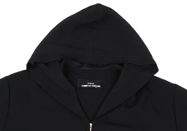 tricot COMME des GARCONS Poly Crepe Folding Long Hoodie K-174262_004