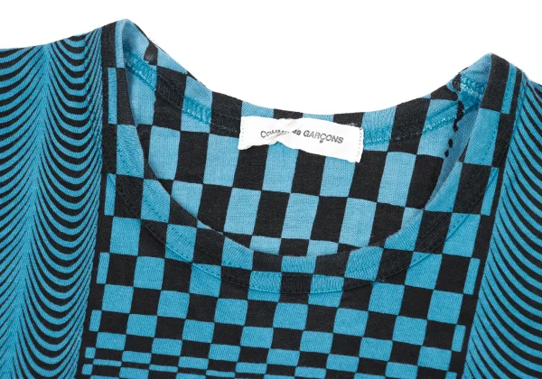 COMME des GARCONS Check Printed T Shirt K-174263_003