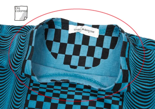 COMME des GARCONS Check Printed T Shirt K-174263_004
