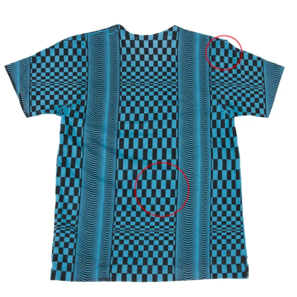 COMME des GARCONS Check Printed T Shirt K-174263_008