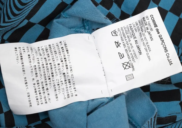 COMME des GARCONS Check Printed T Shirt K-174263_013