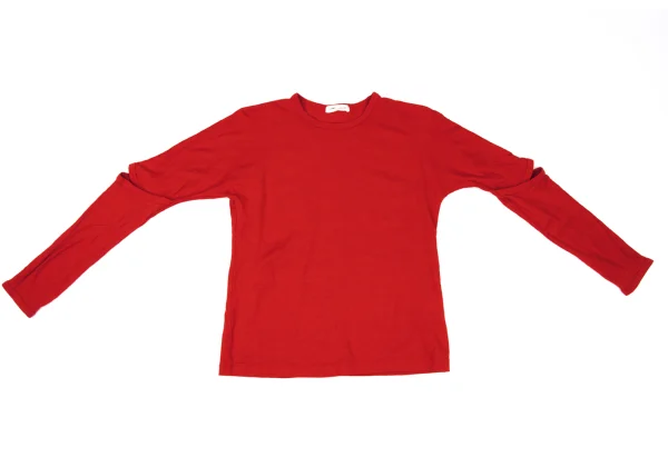 COMME des GARCONS Elbow Switching Wool Long Sleeve Top K-174266_002