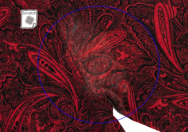 COMME des GARCONS Wool Paisley Print Long-sleeve Top K-174267_004