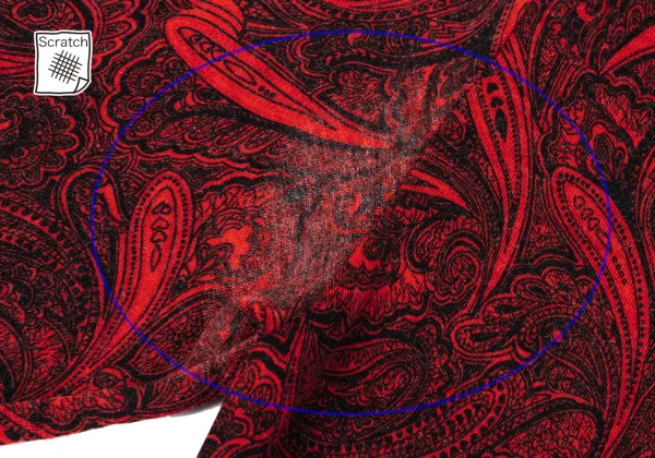 COMME des GARCONS Wool Paisley Print Long-sleeve Top K-174267_005