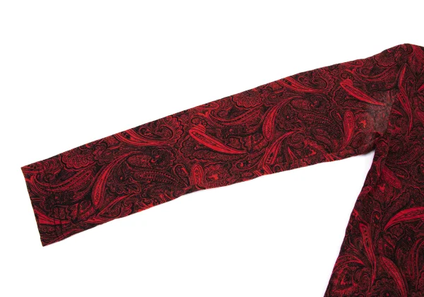 COMME des GARCONS Wool Paisley Print Long-sleeve Top K-174267_007