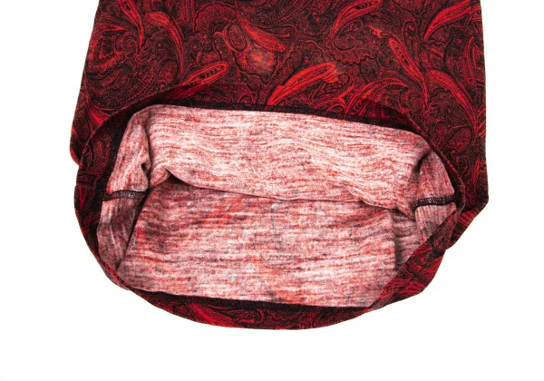 COMME des GARCONS Wool Paisley Print Long-sleeve Top K-174267_011
