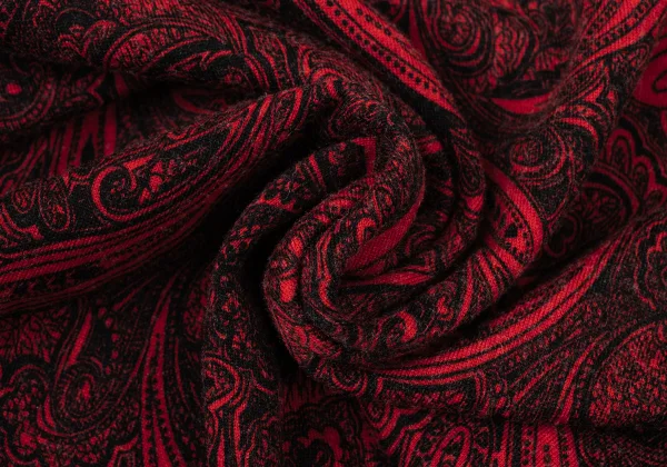 COMME des GARCONS Wool Paisley Print Long-sleeve Top K-174267_016