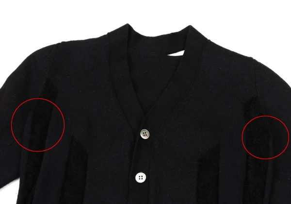 COMME des GARCONS Wool Blended Knit Cardigan K-174271_003