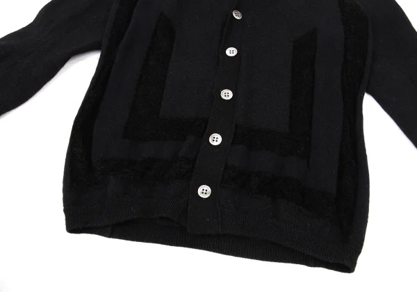 COMME des GARCONS Wool Blended Knit Cardigan K-174271_010