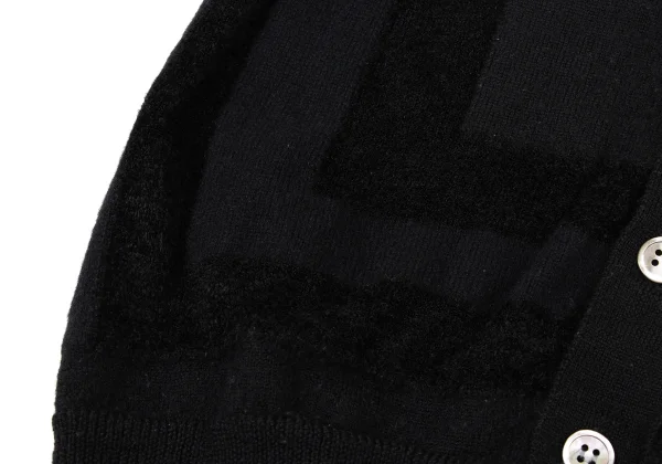 COMME des GARCONS Wool Blended Knit Cardigan K-174271_011
