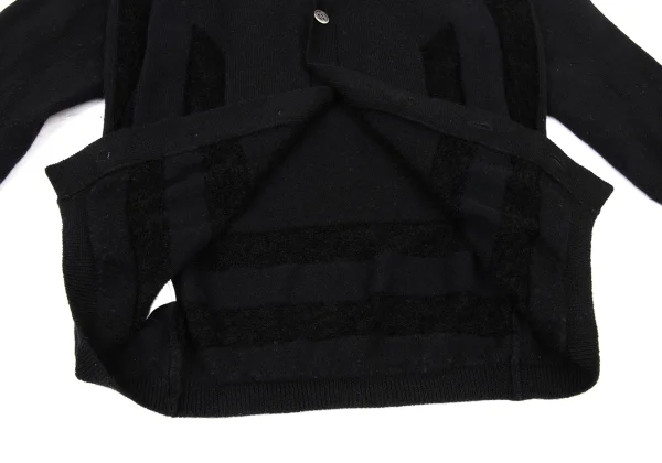 COMME des GARCONS Wool Blended Knit Cardigan K-174271_012