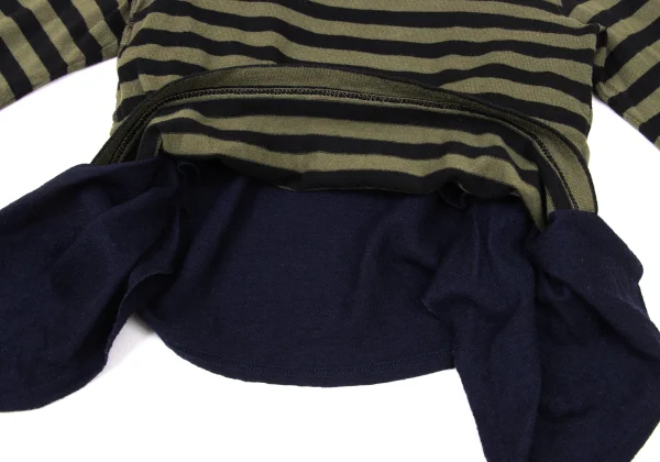 COMME des GARCONS Striped Switching Layered Top K-174272_010