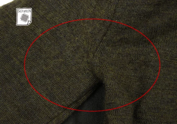 COMME des GARCONS Docked Wool Cardigan K-174273_004