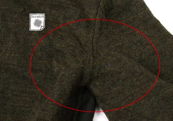 COMME des GARCONS Docked Wool Cardigan K-174273_005