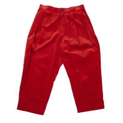 COMME des GARCONS Velour Cropped Pants