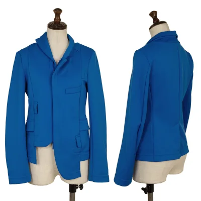 COMME des GARCONS Switching Design Poly Zip-up Jersey Jacket