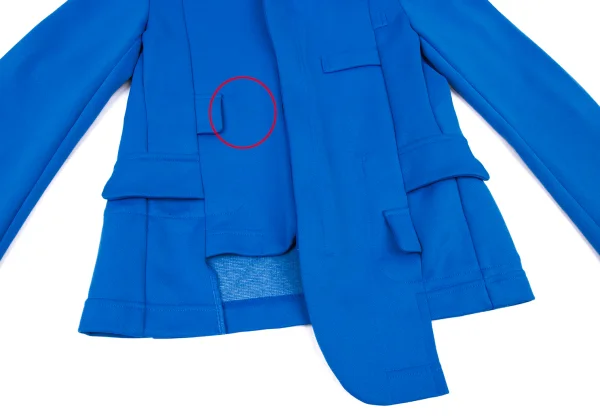 COMME des GARCONS Switching Design Poly Zip-up Jersey Jacket K-174283_010