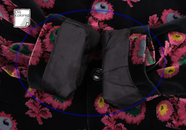 COMME des GARCONS Floral Sailor-Collar Velour Jacket K-174284_009