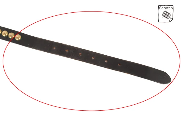 COMME des GARCONS x WOLF'S HEAD Studded Leather Belt K-174286_007