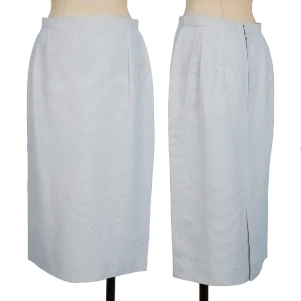 yoshie inaba Silk Linen Nep Skirt Sky blue 9 K-174292_001