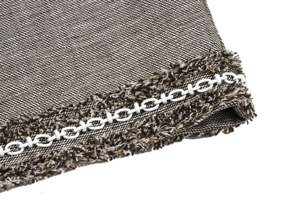yoshie inaba Linen Rayon Chain Fringe Taping Skirt K-174298_006