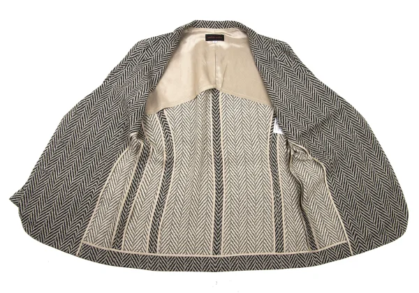 yoshie inaba Acetate Rayon Herringbone Jacket K-174300_011