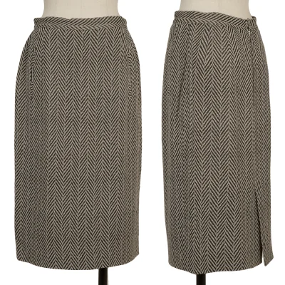 yoshie inaba Acetate Rayon Herringbone Skirt