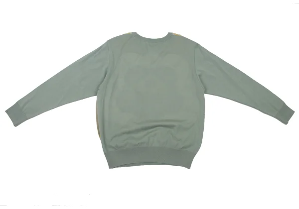 yoshie inaba Scarf Switching Wool Knit Sweater K-174303_012
