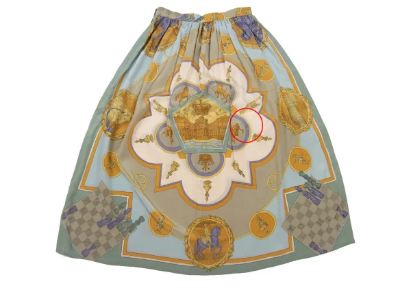 yoshie inaba Silk Scarf Switching Wool Knit Seater & Skirt K-174305_016