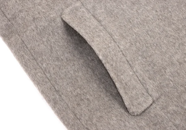 yoshie inaba Cashmere Blend Wool Mossa Shawl Collar Coat K-174306_011