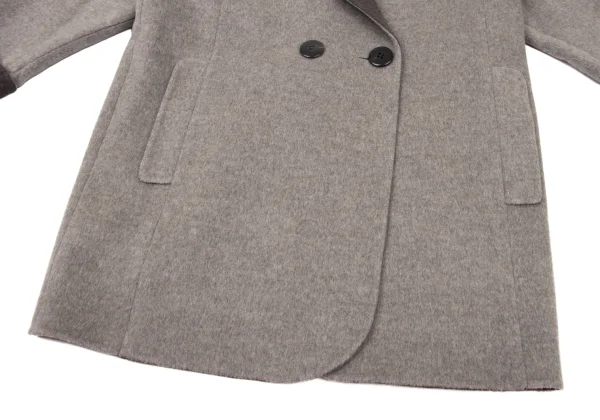 yoshie inaba Cashmere Blend Wool Mossa Coat & Skirt K-174308_008
