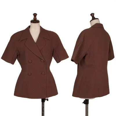 yoshie inaba Cotton Quilting Short Sleeve Jacket