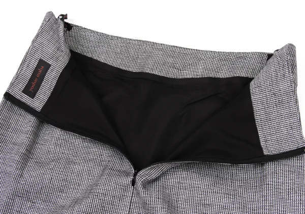 yoshie inaba Linen Blend Back Slit Skirt K-174311_006