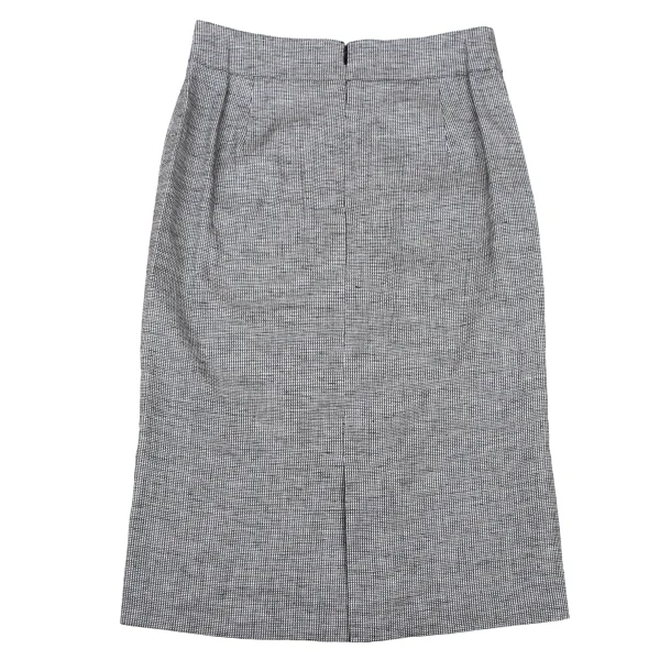 yoshie inaba Linen Blend Fringe Trim Jacket & Skirt K-174312_016