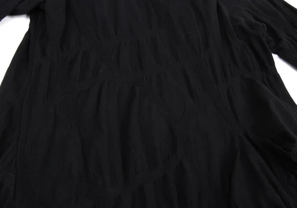 Y's Ribbed Switching Asymmetry T-shirt K-174314_012