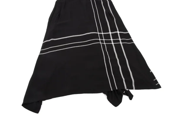 Y's  Check Rayon Sleeveless Dress K-174320_007