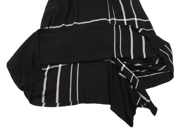 Y's  Check Rayon Sleeveless Dress K-174320_010