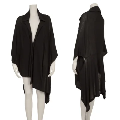 Y's Asymmetry Cotton Drape Cardigan