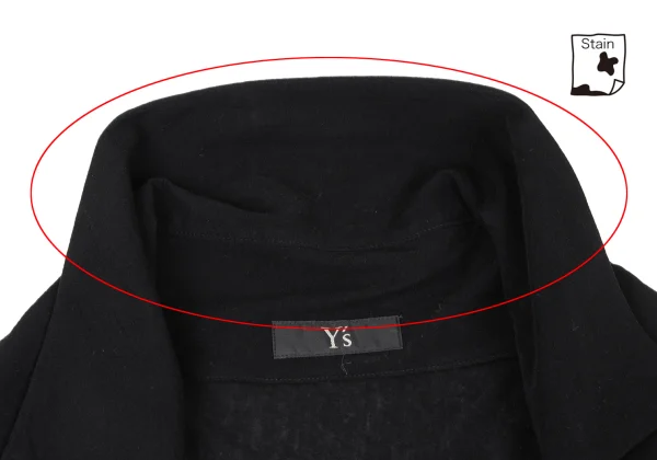 Y's Asymmetry Cotton Drape Cardigan K-174321_005