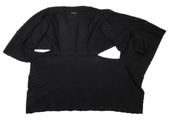 Y's Asymmetry Cotton Drape Cardigan K-174321_010