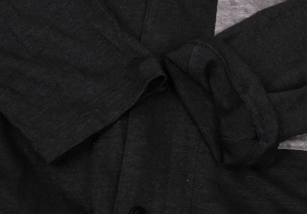 Y's Pocket Design Linen Long Knit Cardigan K-174322_008