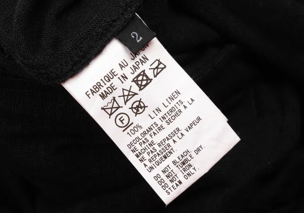 Y's Pocket Design Linen Long Knit Cardigan K-174322_017